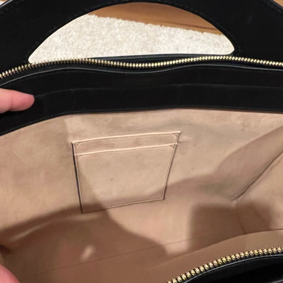 💯 Authentic Gucci Ophidia Brown Suede Cut Out Top Handle Shoulder Bag - Picture 12 of 12